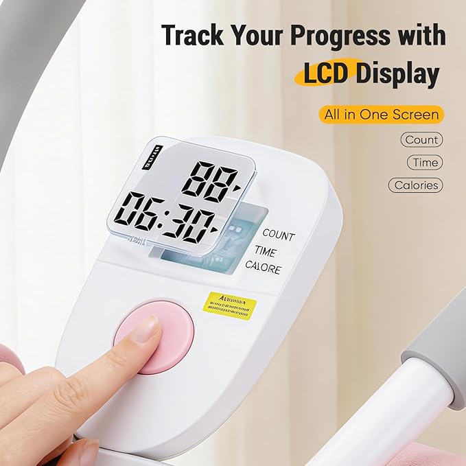 NEWBULIG Ab Machine, Abs Workout Equipment for Home Gym, Adjustable Ab Trainer Machine for Stomach Workout, Foldable Abdominal Trainer