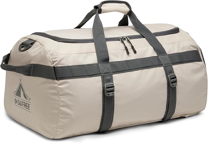 G4Free Gym Bag for Women Men 45L Duffle Backpack with Shoe Compartment Water Resistant Travel Weekender Bag