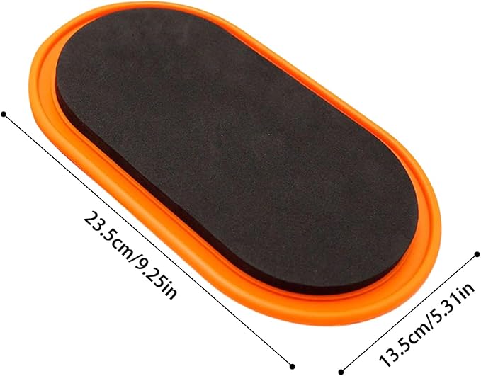 Oval Shape Core Sliders, Fitness Gliders Sliding Discs, Exercise Sliders with Smooth, Sliding Workout Tool with Compact Design, Multi-Purpose Home Gym Accessory, Best Women Men Home Bedroom