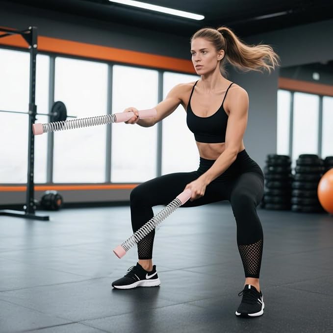 Cordless Ropeless Battle Ropes for Home Gym – Portable Weighted Workout Rope for HIIT, Cardio & Strength Training, Low-Impact Full Body Exercise Equipment for Men & Women