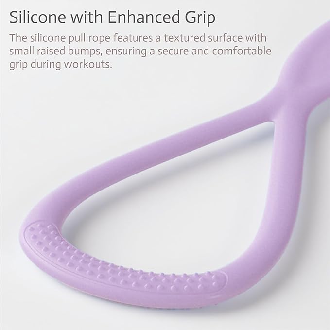Silicone Figure 8 Resistance Bands for Full-Body Workouts – 15 LB Suitable for Shoulder, Back, and Arm Exercises