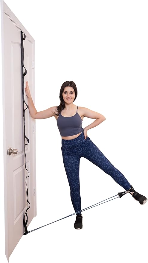 Lumia Wellness Anchor Strap for Resistance Band Exercises, Heavy Duty Door Gym Band,Full Body Multi-Point Home Gym, Portable Workout Equipment, Easy to Instal, No Hardware Necessary