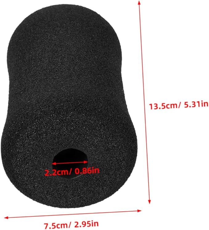 Mikikit 6pcs Foam Replacement Pads for Weight Bench Soft Leg Foam Roller Covers for Exercise Machines Universal Accessories Gym Equipment Fit for Home Workouts
