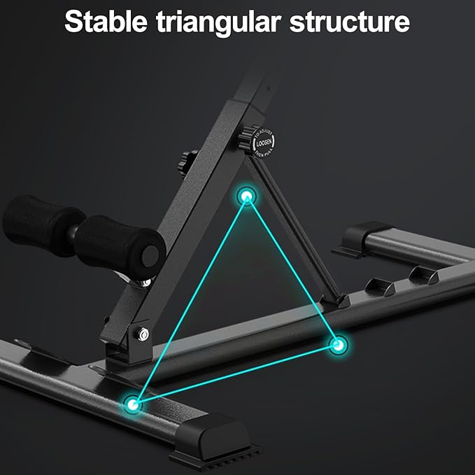 cdar Roman Chair, Adjustable Back Extension -Bench Hyperextension Roman Chairs Ab Workouts Sit Up Gym Machine Abdominal Muscle Trainer Exercise Equipment for Home Gym