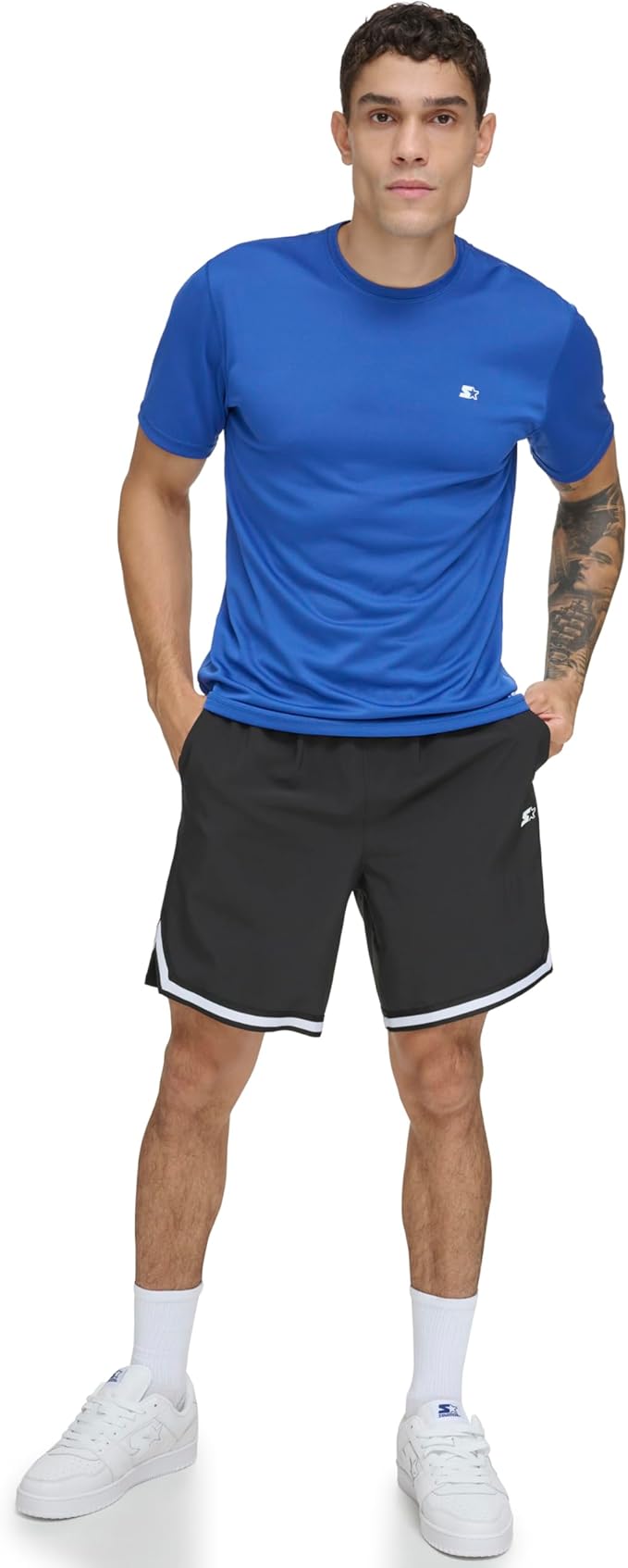 Starter Men's Quick Dry Short Sleeve Lightweight UPF Active Top