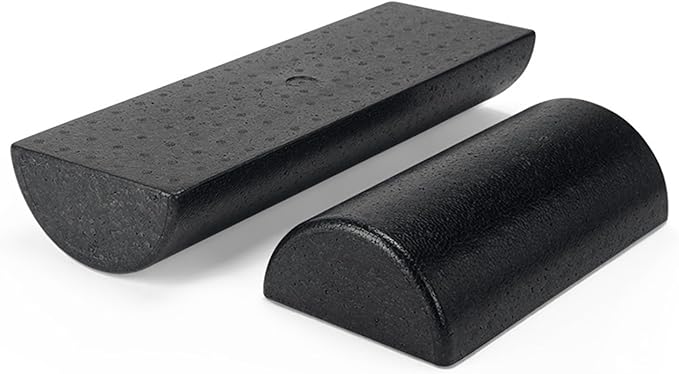 Foam Pilates Roller Exercise Rollers Deeply Tissue Muscle Massage Semicircle Design Muscles Pilates Massage Roller Block Muscle Relaxation Tool