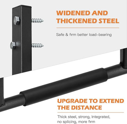 ATENTO Pull Up Bar, Chin Up Bars Ceiling Mount, Workout for Home Gym, Beam, Crossfit - Heavy-Duty, Foam Grip, Easy installation