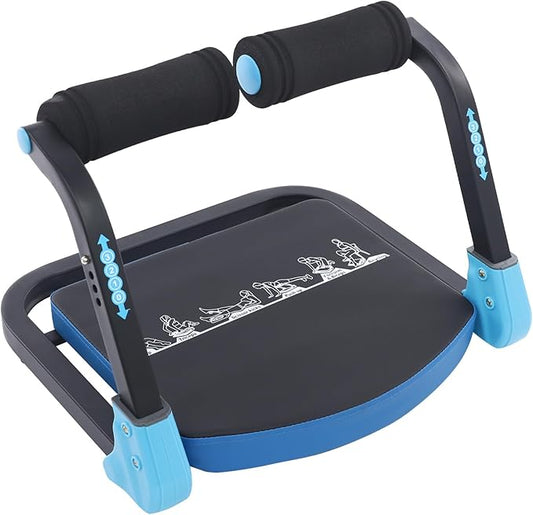 Ab Machine, Ab Workout Equipment with 3 Adjustable Resistance,Sit Up Machine & Exercise Equipment, Foldable Ab Crunch Machine for Home Gym