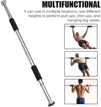 Pull-up Bar,Wall Mounted Pull Up Bar,Home Fitness Door Exercise Bar Upper Body Workout Doorway,Adjustable,Load 80kg,for Home Gym Workout