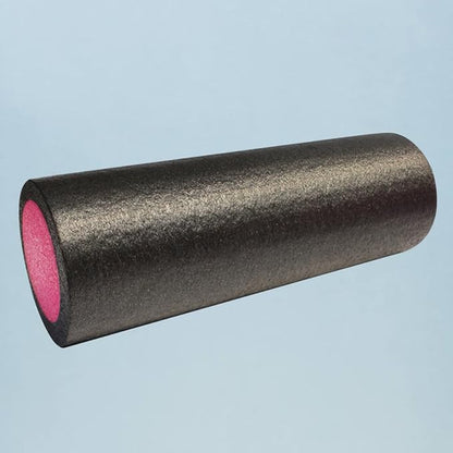 BESTonZON Yoga Roller Foam Massage Stick Epe Solid Column Fitness Roller 30x15cm Black for Muscle and Balance Training