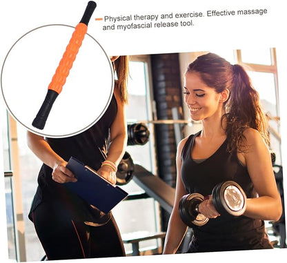 Massage Roller Stick for Muscle Relaxation and Deep Tissue Release Ergonomic Handle for Comfortable Pressure Control Portable Fitness Tool for Men and Women for Yoga and Post