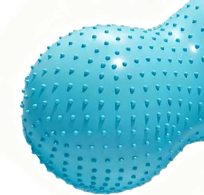 Groundnut Shape Exercise Ball, Balance Training Tool, Work Out Ball with Pump, Pregnancy Fitness Accessory, Versatile Kids Supply Inside Houses and Steady Office Tool for Women