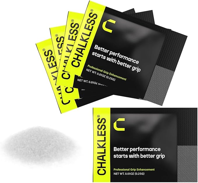 Chalkless Grip Enhancer - Premium Liquid Chalk Alternative & Less Mess Hand Chalk for Weightlifting, Powerlifting, Yoga, Gaming, Climbing, and More, Non-Toxic Long-Lasting & Reliable