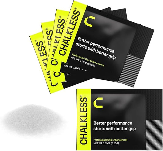 Chalkless Grip Enhancer - Premium Liquid Chalk Alternative & Less Mess Hand Chalk for Weightlifting, Powerlifting, Yoga, Gaming, Climbing, and More, Non-Toxic Long-Lasting & Reliable