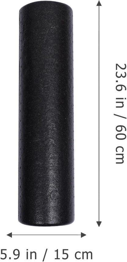 ibasenice Epp Solid Foam Roller Massage Stick for Muscle Relaxation and Fascia Release, 15x60cm High Density Fitness Roller for Back, Leg, and Neck Massage, Yoga Accessories for Sports