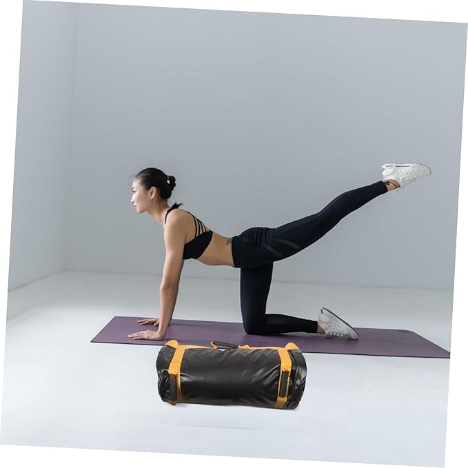 Kisangel Weight Lifting Bag for Men and Women Wear Resistant Gym Sandbag for Strength Training and Muscle Building Versatile Fitness Weight Bag for Weightlifting Exercises