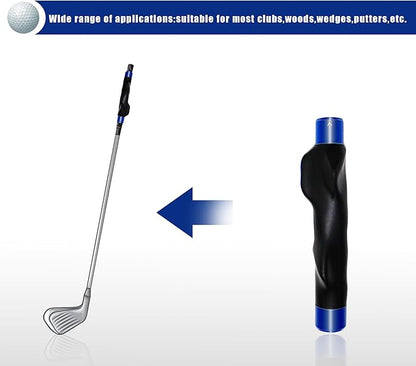 Golf Grip Trainer Right Handed Golf Club Grip Training Aid for Beginners & Pros, Grip Strength Trainer, Golf Swing Trainer Practice Grip Corrector