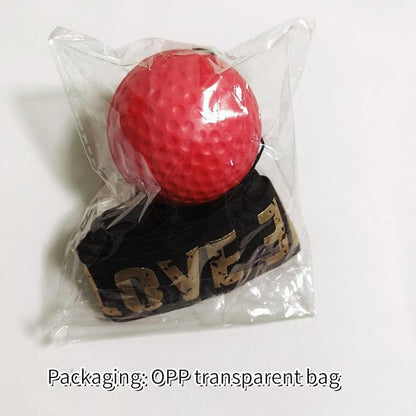 Sports Reaction Ball Boxing Reaction Training Ball, PU Reflex Ball Head-Mounted Love Adjustable Elastic Band, Perfect for Fighting Skills, Reaction Speed, Hand-Eye Coordination Training
