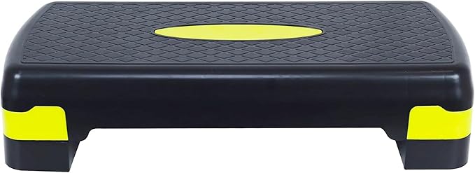Fitvids Adjustable Workout Aerobic Stepper Step Platform Trainer, 27-Inch, Multiple Colors