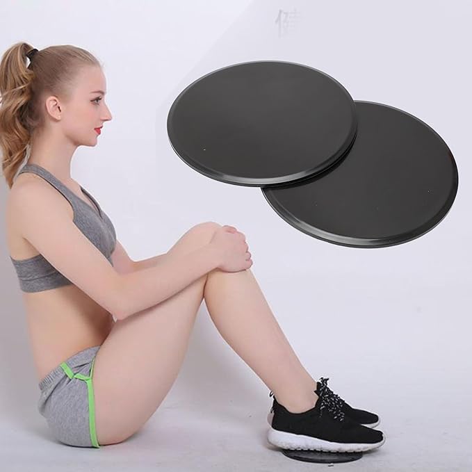 Core Sliders for Full Body Workout - Dual Sided Gliding Discs for Home & Gym Exercise, Compact and Portable Training Equipment