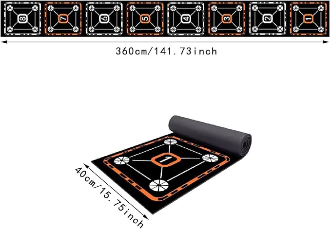 Agility Ladder Mat Training Equipment Speed Ladder Footwork Practice for Outdoor Soccer, Style E