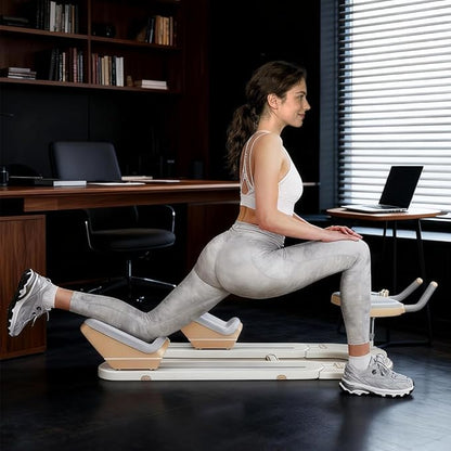 Spine Twist & Stretch Trainer Home Gym Exercise Machine, Ab & Back Stretcher for Core Lower Back Training, Full Body Stretch Twist Waist Leg Workout Equipment, US Local Ship