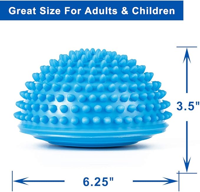 StrongTek Balance Trainer Set – Foam Stability Pad + Hedgehog Balance Pods for Rehab, Core, and Agility Workouts