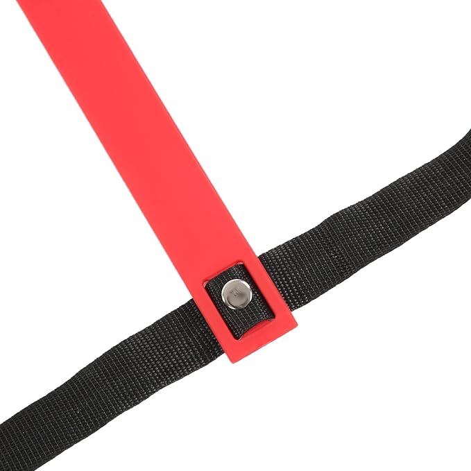 Fixed Agility Ladder for Football Soccer Training, Speed Footwork Ladder with 12 Rungs 6M, Bright Color Non - Slip Rope Ladder for Sports Exercise and Group Drills