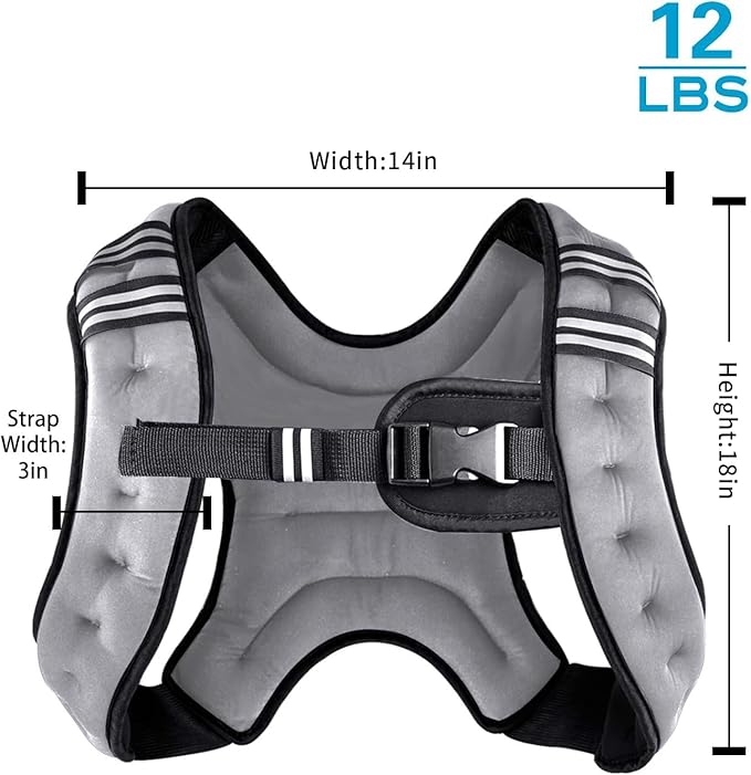 Henkelion Weighted Vest Weight Vest for Men Women Kids Weights Included, Body Weight Vests Adjustable for Running, Training Workout, Jogging, Walking