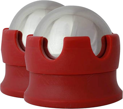 Cestari Set of 2 Hot and Cold Massage Roller Balls with Bonus Silicone Grip