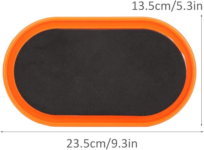 Workout Sliding Disc Sliders, 2 Pcs Core Stability Fitness Equipment, Yellow - Durable EVA and ABS Material, Full Body Muscle Training for Home and Gym