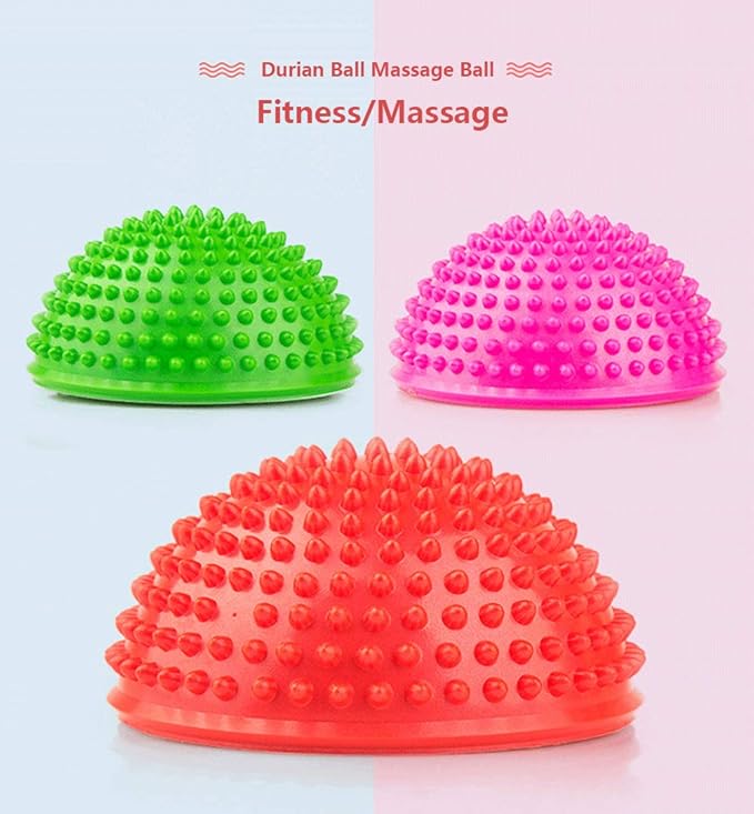 YEIBOBO ! Sensory Balance Pods Hedgehog Stability Balance Trainer Dots for Kids and Adults- Set of 6 Half Dome Stepping Stones for Exerise