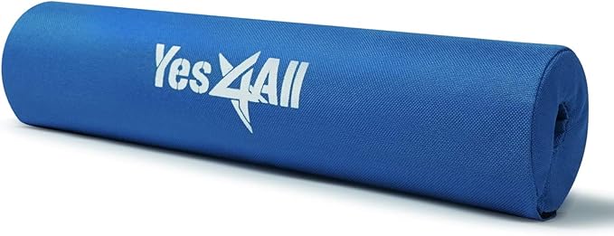 Yes4All Ergonomic Foam Bar Pad, Olympic Barbell Squat & Neck Pad for Squats, Hip Thrusts & Weight Lifting Bar