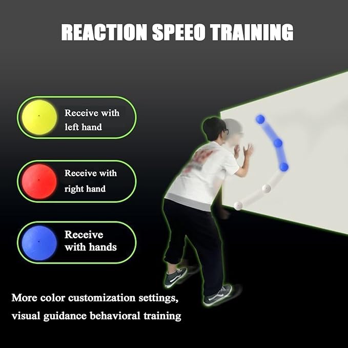 Reaction Speed Training Light, LED Agile Fitness Light, Speed Agility Training Lights, Diameter 7.5CM, Connection Distance 0~10m, for Trainers, Gyms, Sports Equipment and Individual Athlete