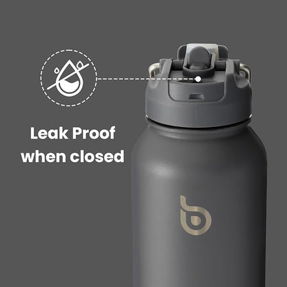 BOTTLE BOTTLE 40 oz sports water bottle stainless steel insulated water bottle with straw and pills holder