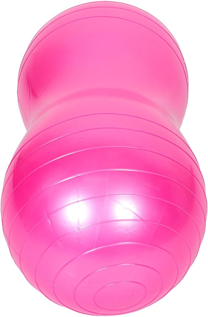 Toyvian Peanut Shape Exercise Ball for Pregnancy Fitness PVC Anti-Burst Stability Ball with Pump for Labor and Early Pregnancy Training
