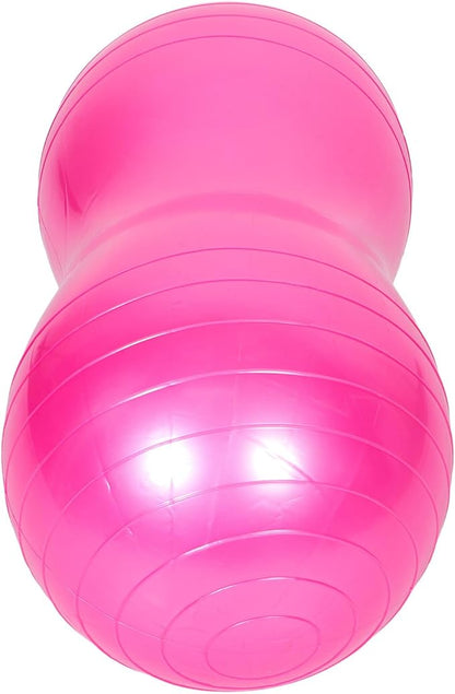 Toyvian Peanut Shape Exercise Ball for Pregnancy Fitness PVC Anti-Burst Stability Ball with Pump for Labor and Early Pregnancy Training