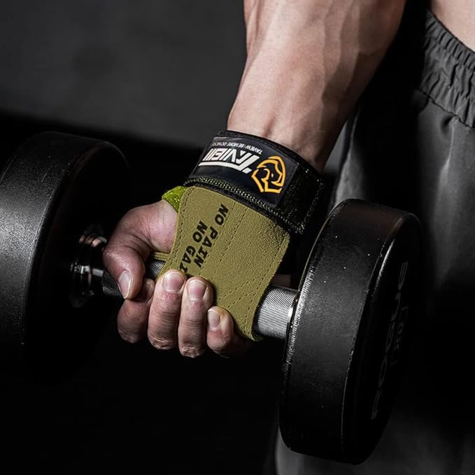 TAVIEW Wrist Straps for Weightlifting for Maximum Grip Support - Lifting Deadlift Strap & Weight Lifting Grips Gloves for Working Out Pull Up Deadlifting & Shrugs