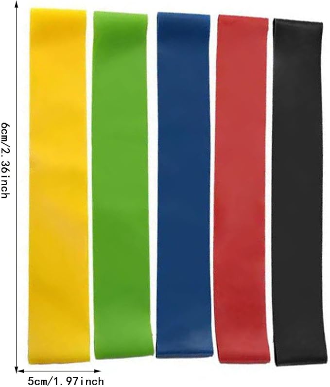 Resistance Bands for Working Out,5-Levels Elastic Exercise Bands for Women and Men Pilates,Yoga,Body Stretching,Booty Legs,Stretch Bands for Fitness,Training,Workouts,Working,Physical Therapy