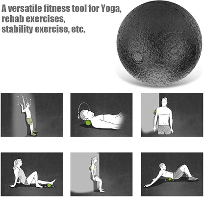 10CM High Density Foam Ball, Soft Yoga Muscle Foam Roller Myofascial Release Balls for Feet, Back, Neck