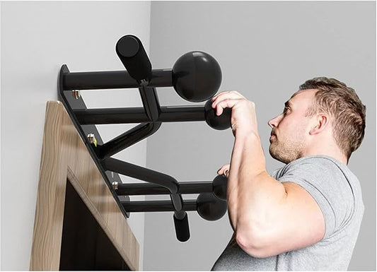 Strength Training Horizontal Bar, Indoor and Outdoor Fitness Pull-up Bar, Stable Weight-Bearing 300kg, for Home Gym Wall-Mounted Installation