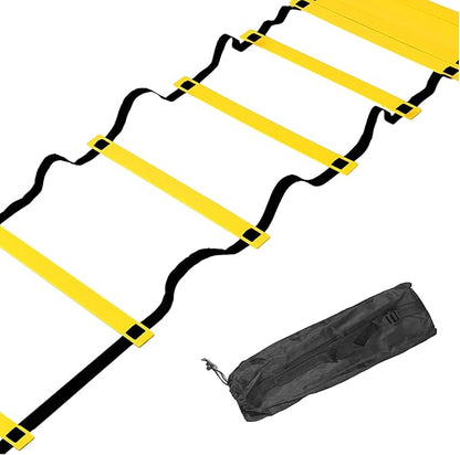 Training Ladder - Agility Training Ladder, Portable Speed Ladder | Multifunctional Training Ladder, Balance Training Tool, Workout Ladder Exercise Tool, Playing Field Equipment Speed Ladder for Kids