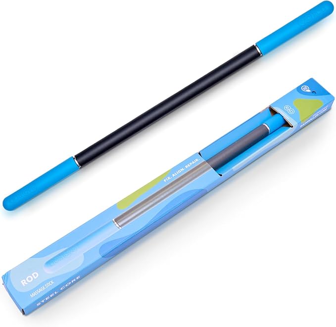 RAD Rod – Deep Tissue Massage Roller Stick – Myofascial Release Tool for Legs, Back, Neck, Arms & Shoulders – Muscle Roller for Mobility & Recovery