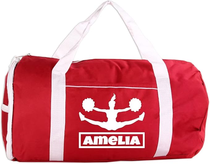 Personalized Sport/Gym Roll Duffel Bag - Cheerleading