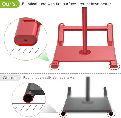 Kipika Weight Sled, Workout Sled, Fitness Strength Training Sled, Speed Training Sled for Athletic Exercise, Speed Improvement, Easily Through Obstacles, Suitable for 1" & 2" Weight Plate