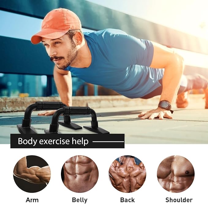 2pcs Push up Stand Push up Strength Body Building Supplies Frame Holder Stand Home Workout Equipment
