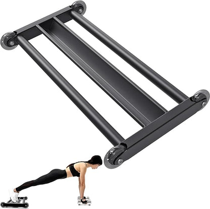 Glute Ham Glider, Multi-Functional Hamstring Roller with Smooth Wheels, V-Bar for Hamstring Curls, Ab Glider Workout & Core Strength Training