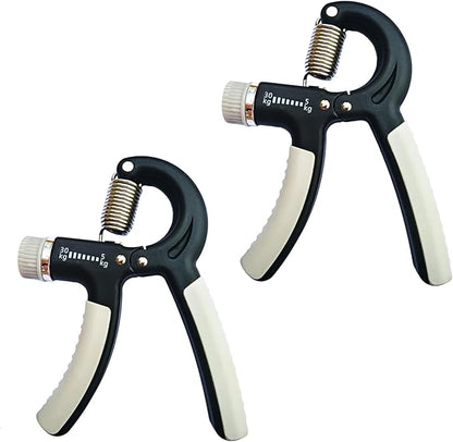 Strengthener Hand Grip 2 Pack Kid Boys Girls Teenager Strength Trainer Number Counter Forearm Finger Wrist Gripper Exerciser 5-30kg Adjustable Stretcher Squeezer Workout