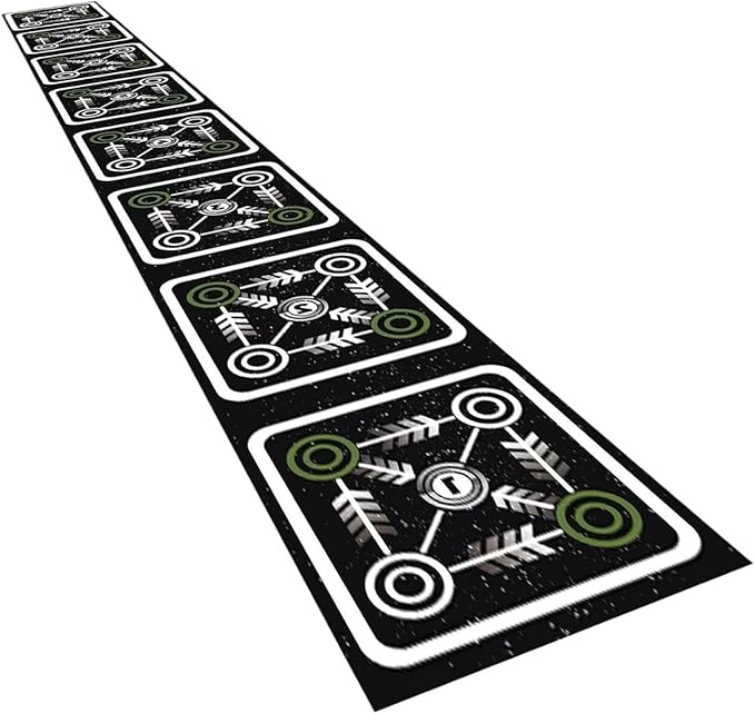 Colaxi Agility Ladder Mat Pad Footwork Practice Foldable Soccer Nonslip Speed Training Equipment for Coordination Balance
