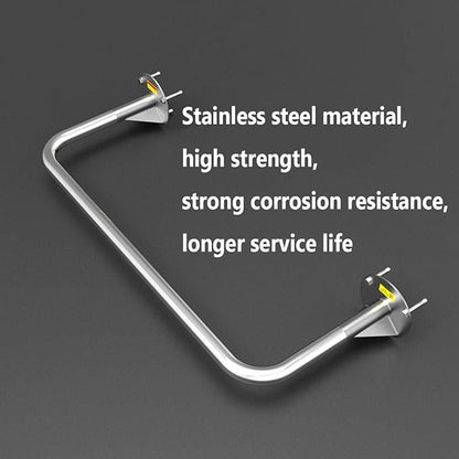 Wall-mounted Fitness Horizontal Bar, Home Safety Pull-up Bar, Upper Body Muscle Training Bar, Multi-purpose Sports Equipment, Safe Load 300kg, Length 100cm (Stainless Steel)